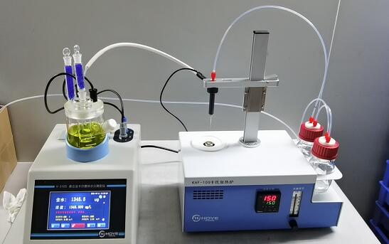信義電源第二臺V310S-KHF卡氏加熱爐水分測定儀安調(diào)完畢